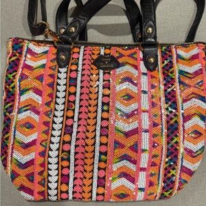 Juicy Couture Multicolor Sequined Tote